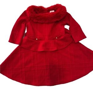 Janie and Jack Red Formal Kids Dress